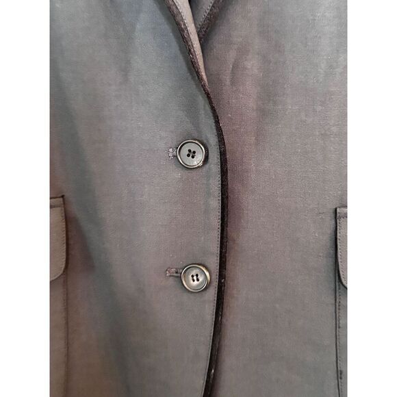 6397 Soft Blazer Women's Sz Large Two Button Classic Career Wool Jacket Capsule - Picture 5 of 10